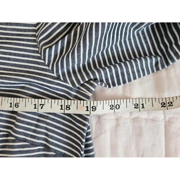 Preston & York Beautiful Striped Tunic with Lace Detail #151 - Picture 6 of 7